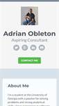 Mobile Screenshot of adrianobleton.com