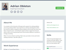 Tablet Screenshot of adrianobleton.com